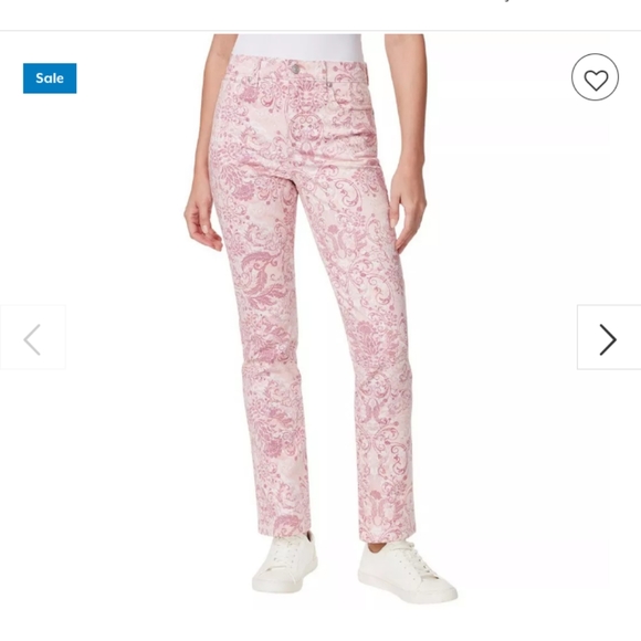 Gloria Vanderbilt Denim - Gloria Vanderbilt Amanda's floral jeans